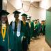 Members of Huron's class of 2013 line up before they enter the EMU's Convocation Center at the start of their graduation ceremony.
Courtney Sacco I AnnArbor.com 